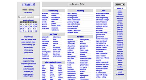 Www craigslist org rochester mn - craigslist provides local classifieds and forums for jobs, housing, for sale ... rochester · sioux city · sioux falls · south dakota · southwest mn &mid...